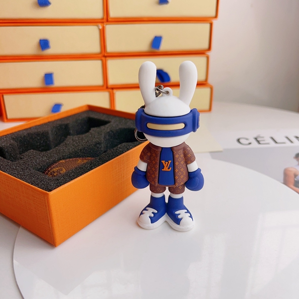 ブランドキーホルダー角部分ディテール